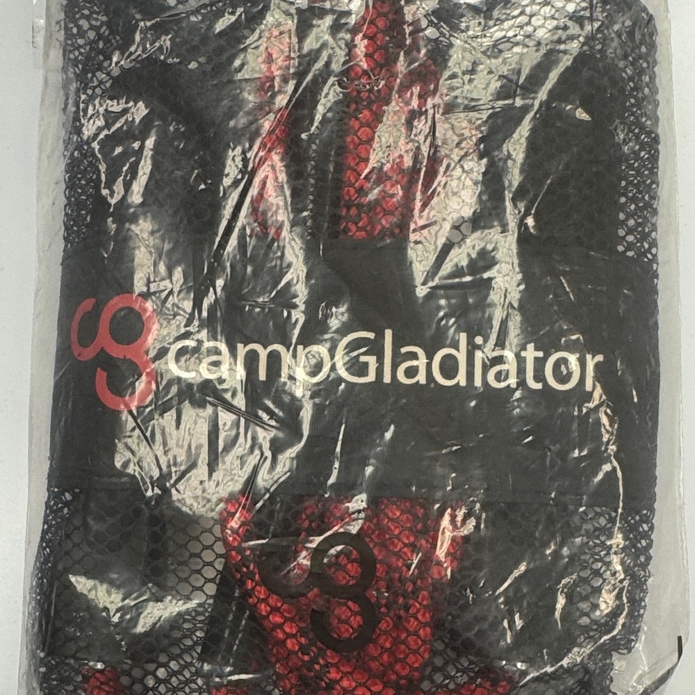 Camp Gladiator Black and Red Fitness Gear jump rope new